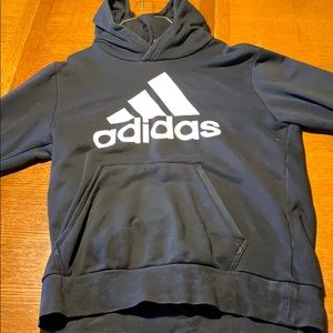 Adidas hoodie with big logo